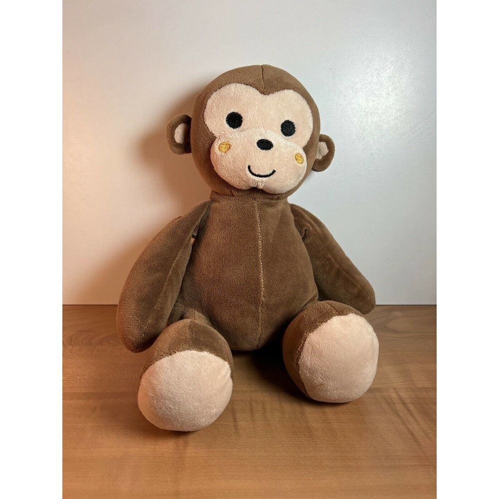 Lambs & Ivy Bedtime Originals Plush Brown Curly Tail Monkey 9”